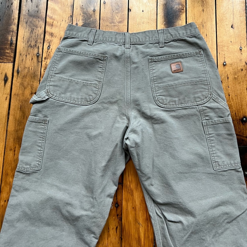 Carhartt B11 DES Men’s 35x30 (Fits 32x28) Canvas Dungaree Fit Carpenter Pants